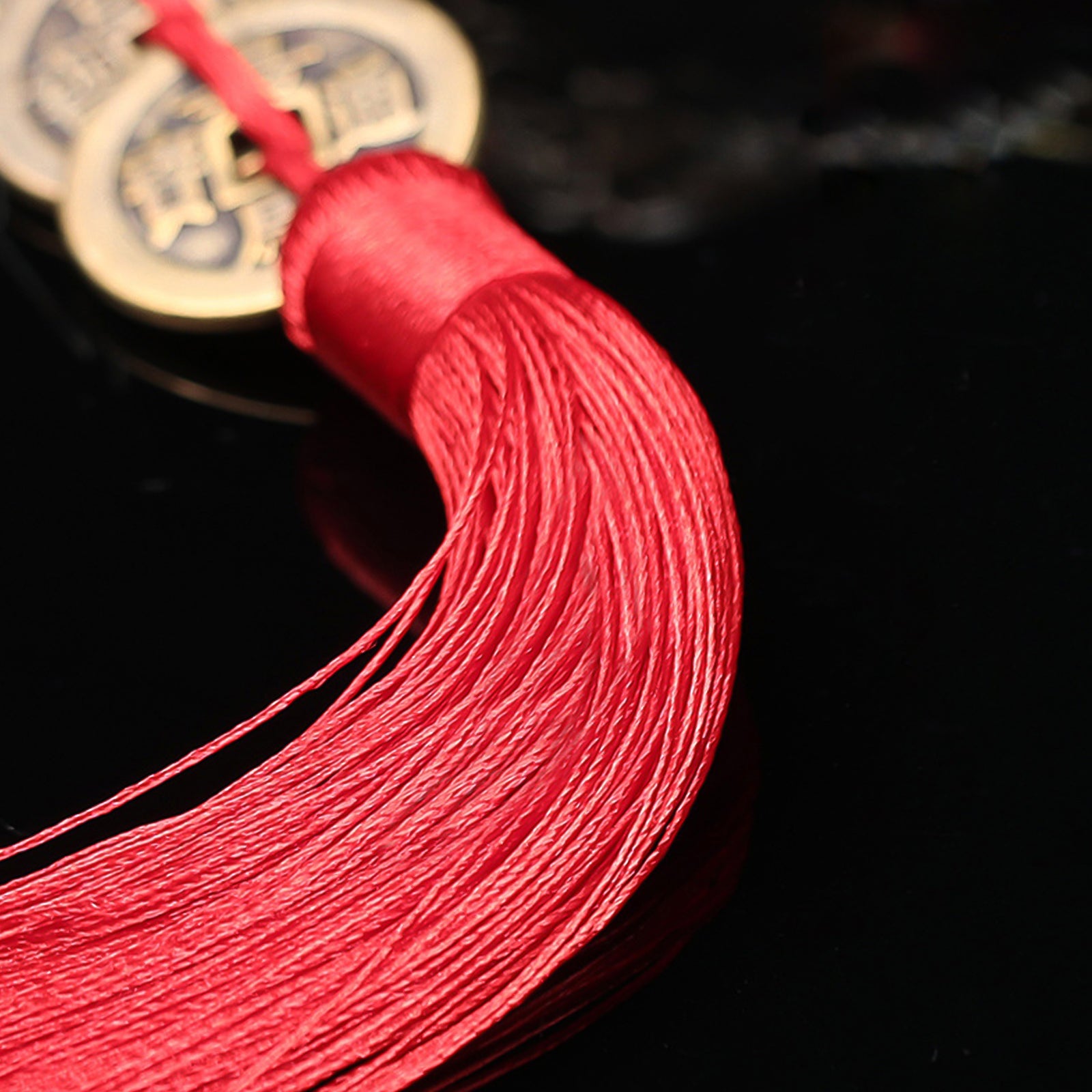 Five Emperor's Coins with Chinese Knot and Gourd - ETNCN