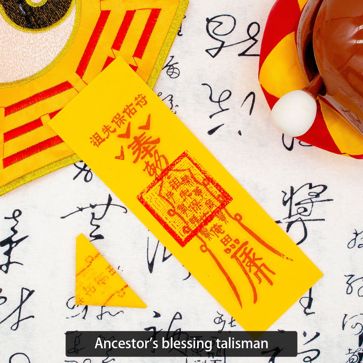ancestor blessing fu talisman with heavenly master seal 1