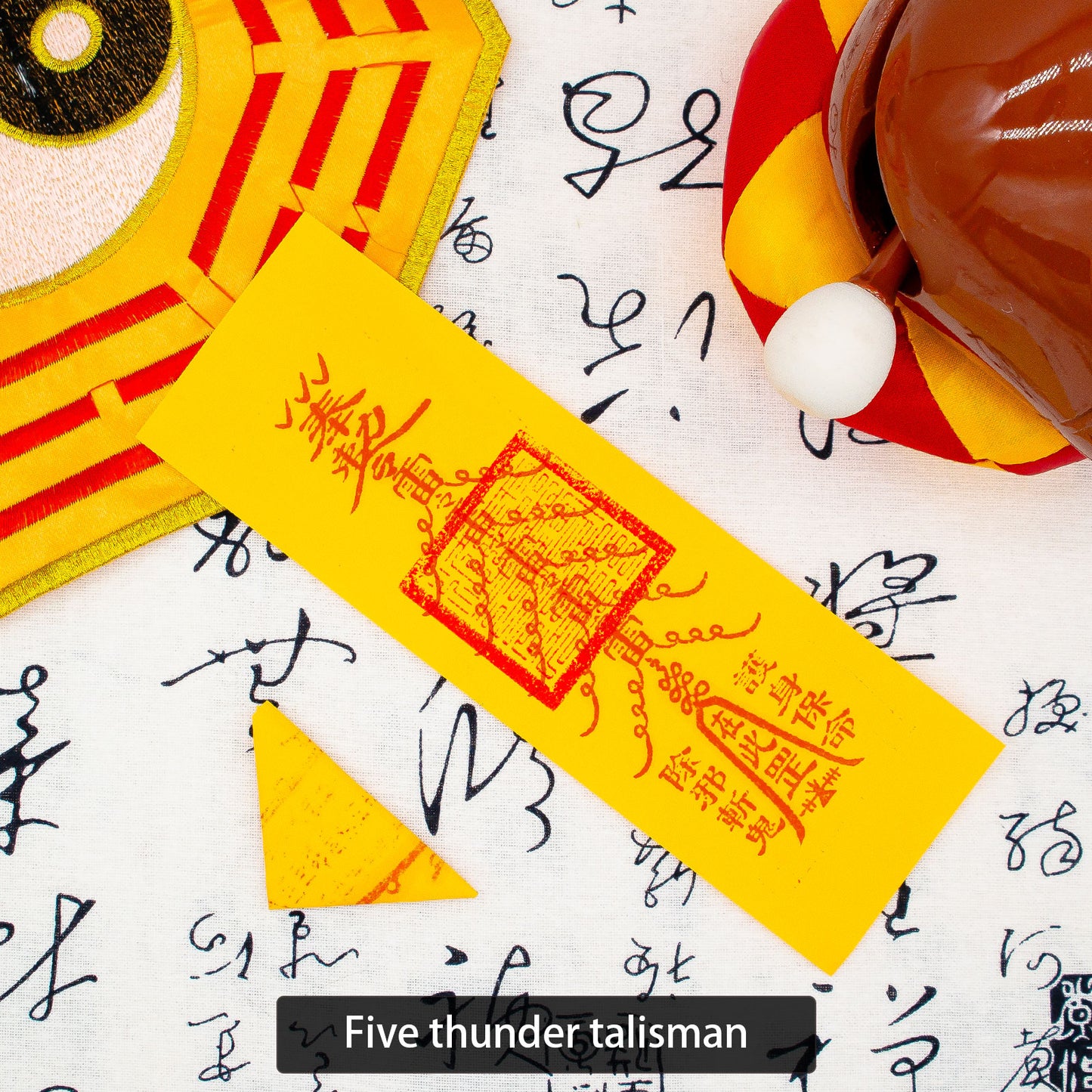 five thunder fu talisman with heavenly master seal 1