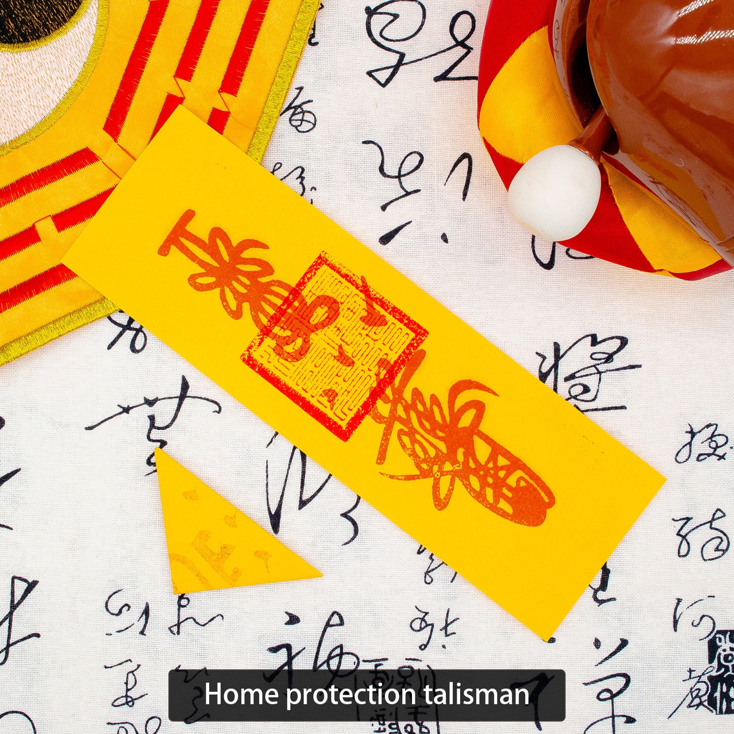 home protection fu talisman with heavenly master seal 2