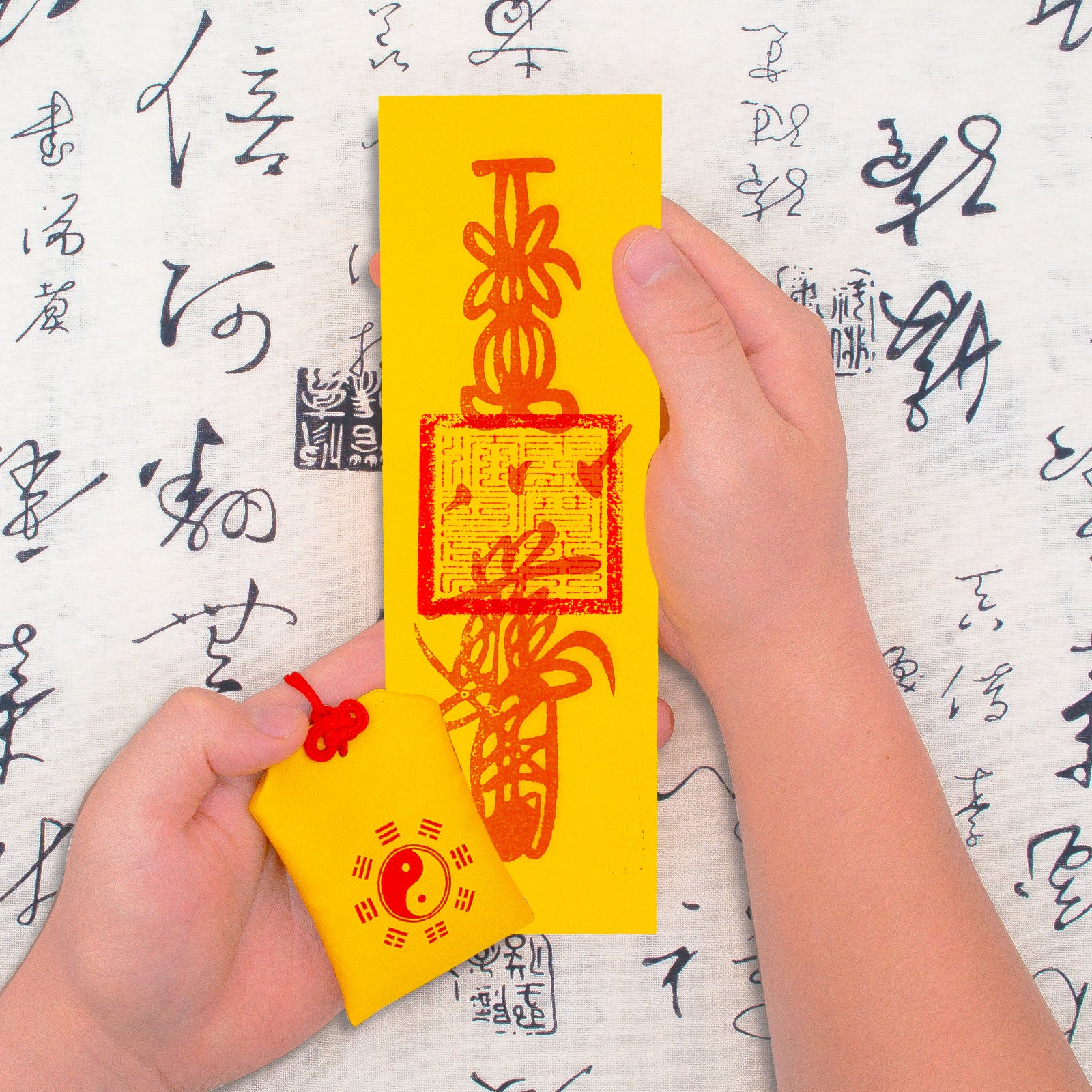 home protection fu talisman with heavenly master seal 3
