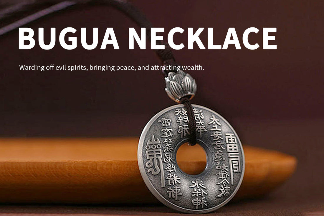 chinese feng shui bagua necklace