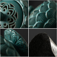 Load image into Gallery viewer, Ceramic Chinese Lotus Incense Burner
