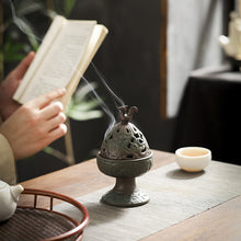 Load image into Gallery viewer, Ceramic Palace Chinese Incense Burner
