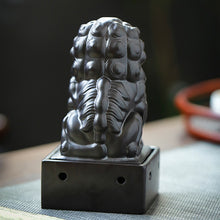 Load image into Gallery viewer, Ceramic Chinese Lion Incense Burner Ward off Evil Spirits Bless House Feng Shui - ETNCN
