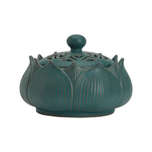 Load image into Gallery viewer, Ceramic Lotus Health Incense Burner
