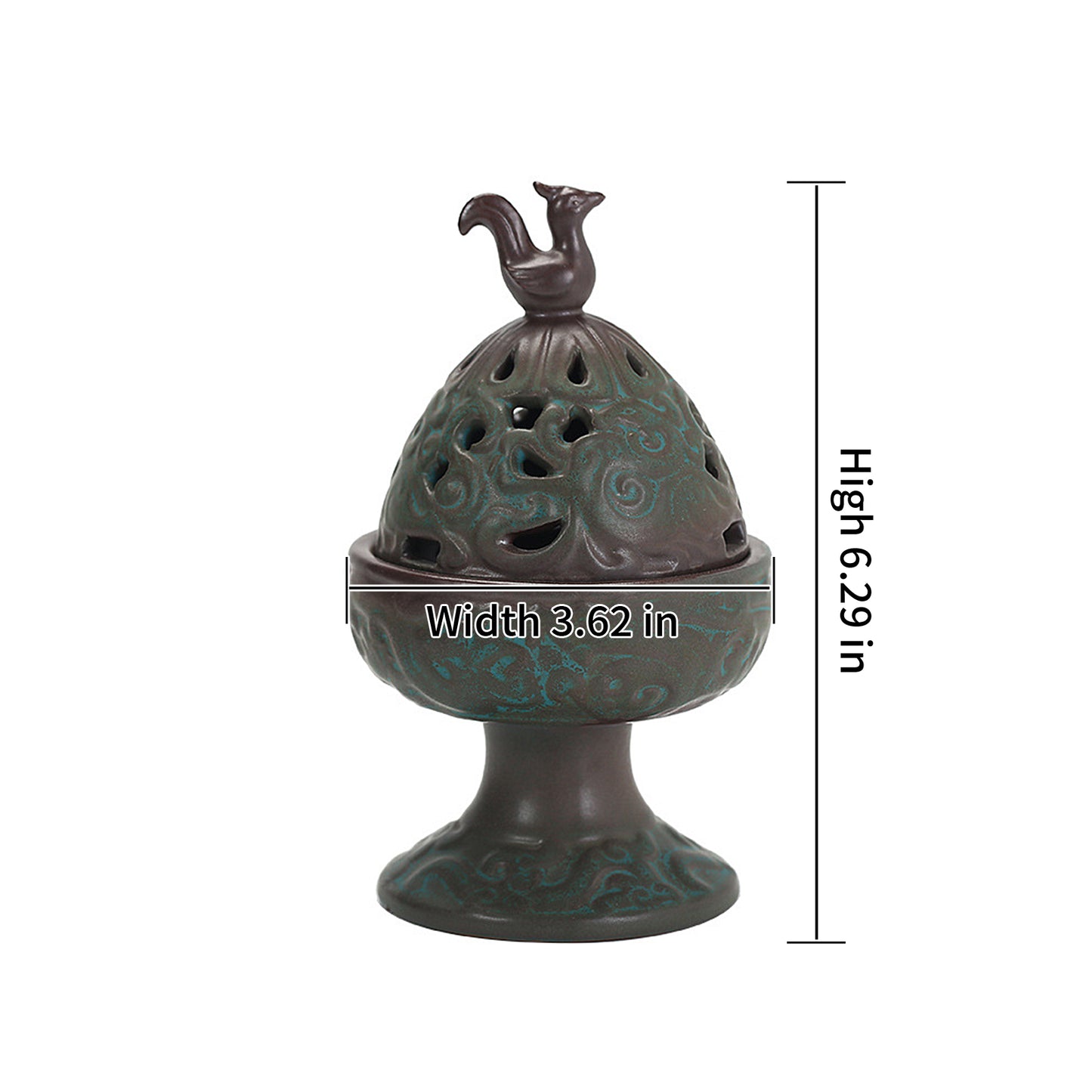 Ceramic Palace Chinese Incense Burner