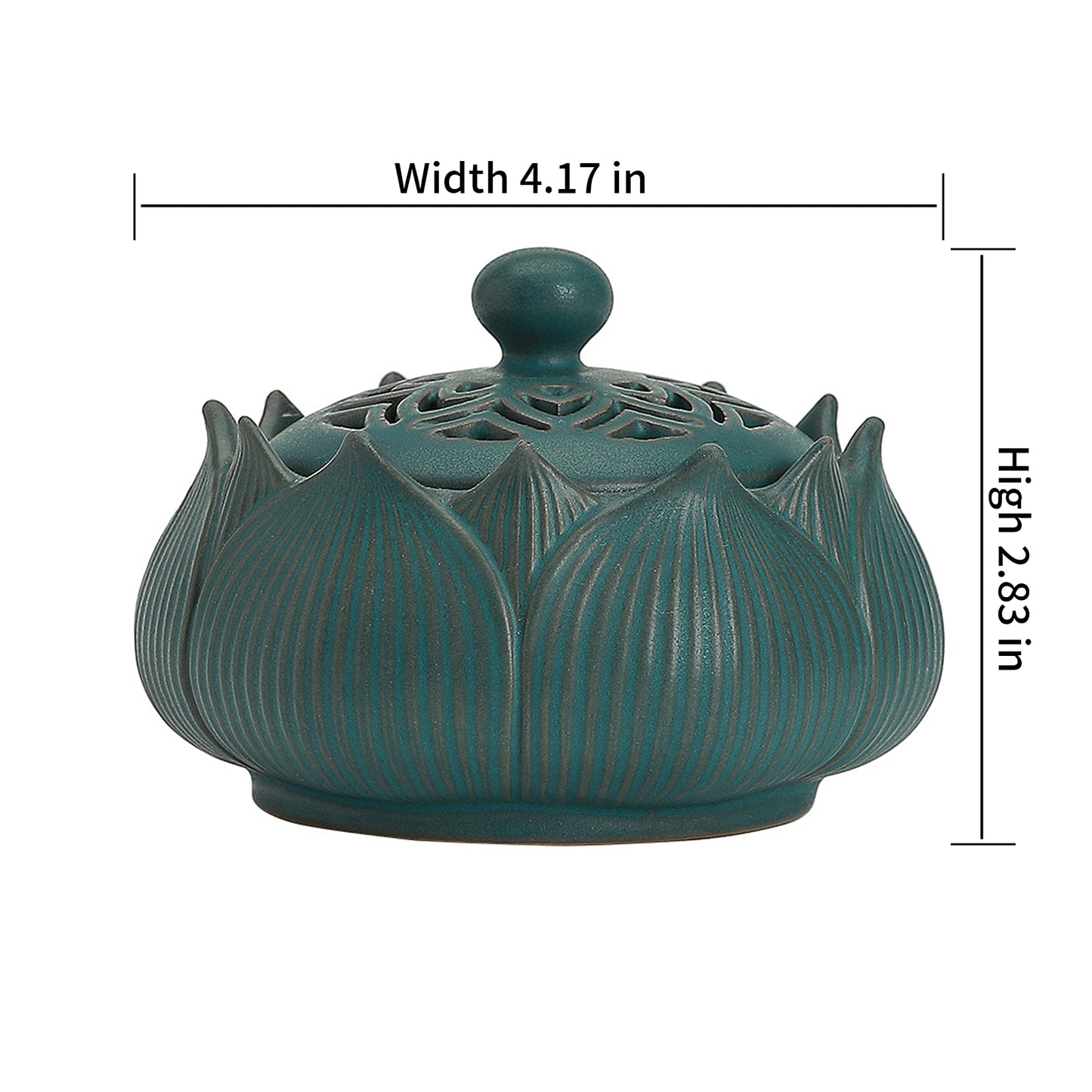 Ceramic Lotus Health Incense Burner