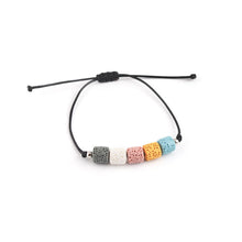 Load image into Gallery viewer, Volcanic Stone Five Elements Energy Bracelet Aromatherapy Stone - ETNCN
