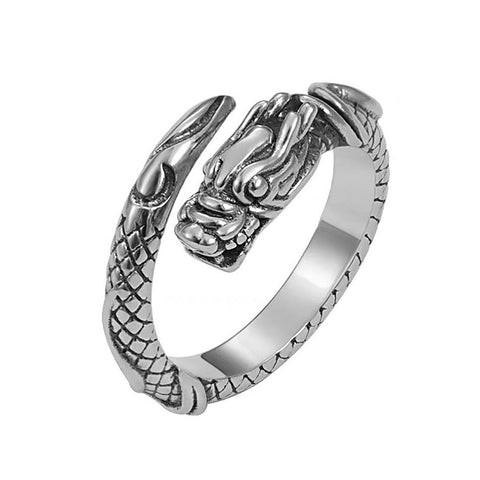 Metal Chinese Dragon Ring