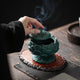 Ceramic Chinese Lotus Incense Burner