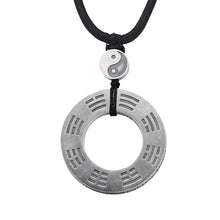 Load image into Gallery viewer, Metal Yin Yang Bagua Peace Clasp Necklace
