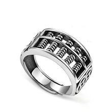 Load image into Gallery viewer, Metal Abacus Attracts Wealth Adjustable Ring
