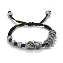 Load image into Gallery viewer, Metal Five Emperors Money Pixiu Lucky Bracelet
