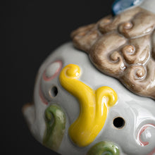 Load image into Gallery viewer, Ceramic mythical beast incense burner
