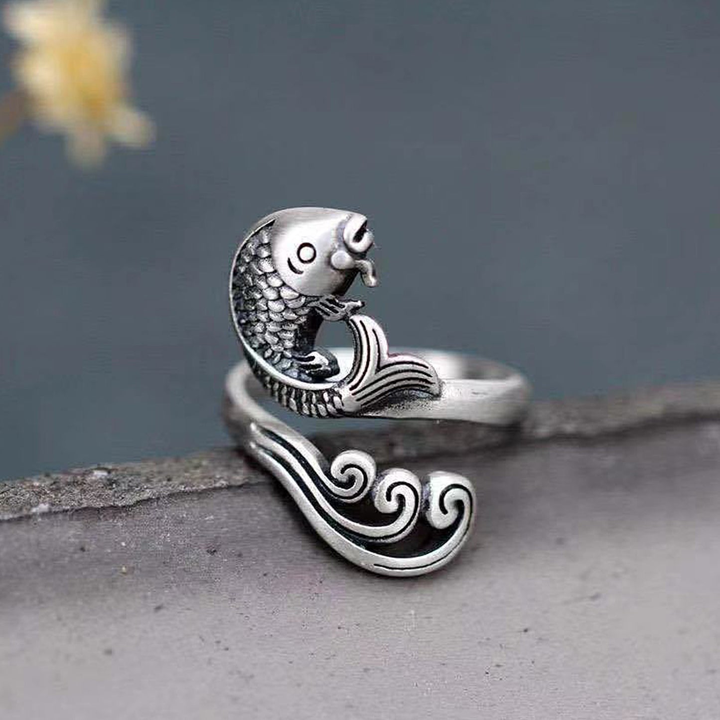 Metal Koi Ring