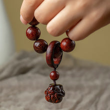 Load image into Gallery viewer, Rosewood Zodiac Fingertip Hand Twisting Toy
