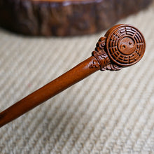 Load image into Gallery viewer, The Thunderstruck Wood Tai Chi Bagua Hairpin - ETNCN
