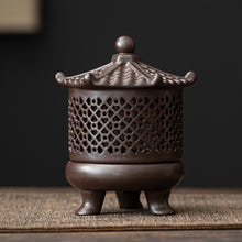 Görseli Galeri görüntüleyiciye yükleyin, Ceramic Chinese Retro Courtyard Style Incense Burner - ETNCN
