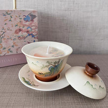 Charger l&#39;image dans la galerie, Chinese Scented Candle JingDeZhen Ceramic Cup Candle
