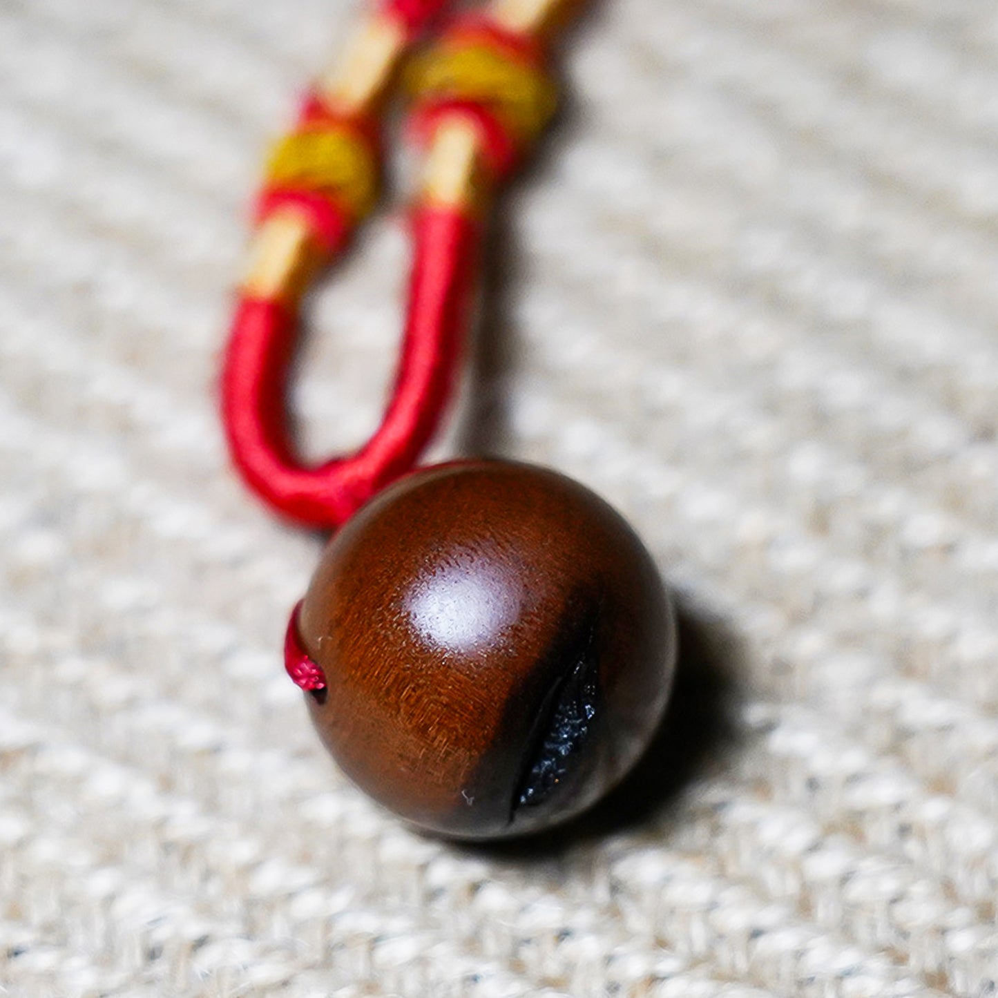 Thunderstruck Wood Wishful Ball Necklace - ETNCN