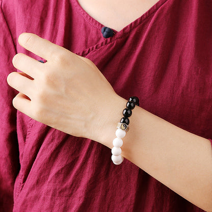 Nine-character Mantra Yin Yang Tai Chi Hunyuan Bead Bracelet