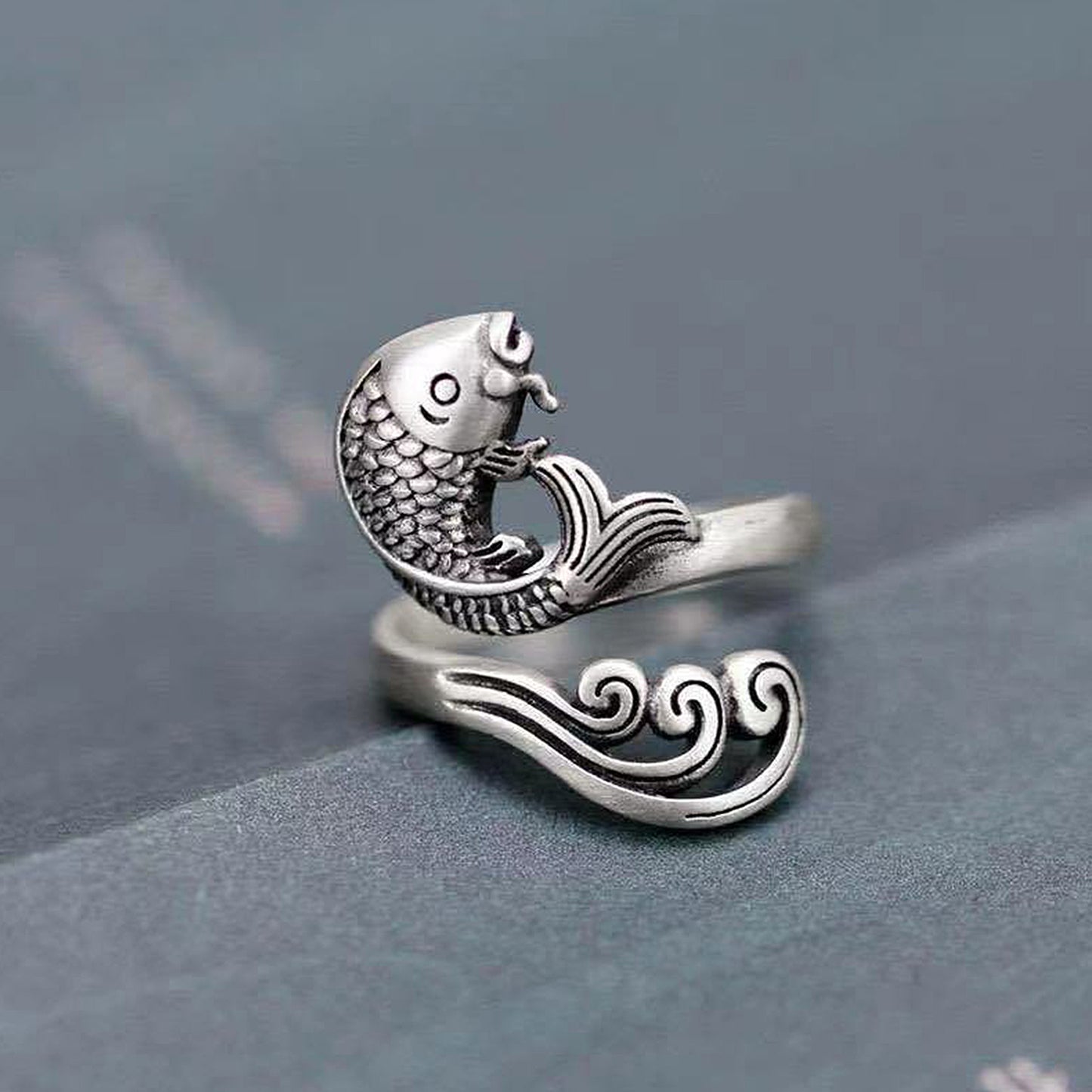 Metal Koi Ring