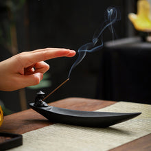 Load image into Gallery viewer, Ceramic Rustic Style Calm Inner Line Incense Burner
