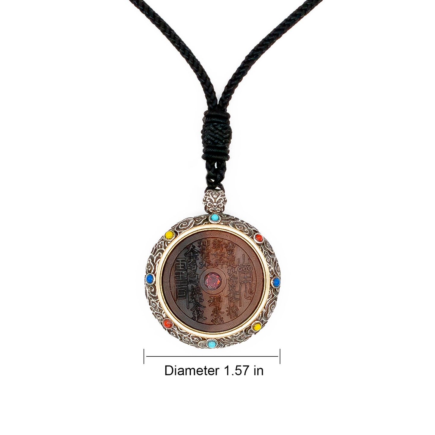 Taoist Energy FengShui Protection Necklace Increases Wealth And Health - ETNCN