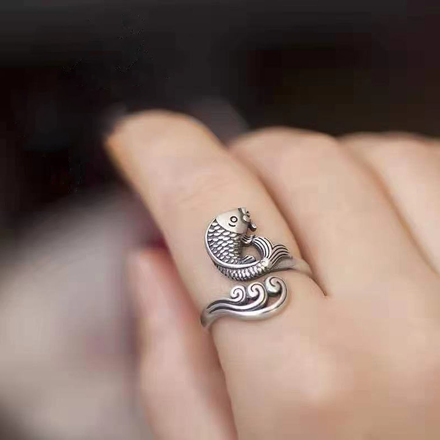 Metal Koi Ring