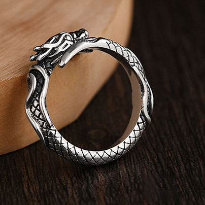 Metal Chinese Dragon Ring