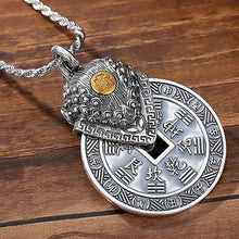 Charger l&#39;image dans la galerie, Enamel Pixiu Bagua Necklaces
