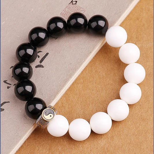 Nine-character Mantra Yin Yang Tai Chi Hunyuan Bead Bracelet