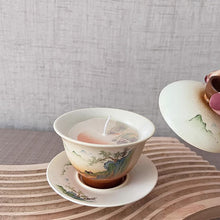 Görseli Galeri görüntüleyiciye yükleyin, Chinese Scented Candle JingDeZhen Ceramic Cup Candle
