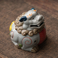 Load image into Gallery viewer, Ceramic mythical beast incense burner
