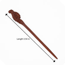 Load image into Gallery viewer, The Thunderstruck Wood Phoenix Feather Hairpin - ETNCN
