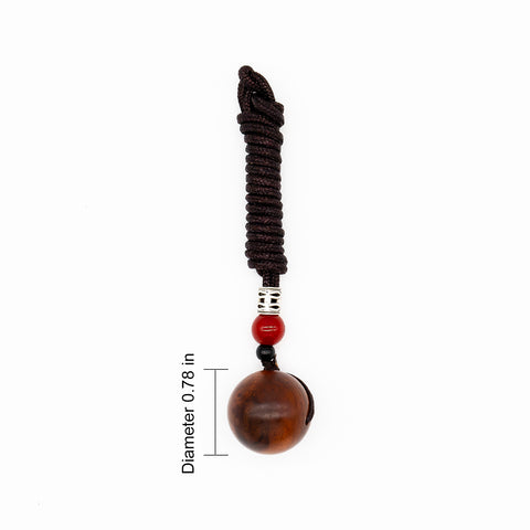 Thunderstruck Wood Wishful Ball Necklace - ETNCN