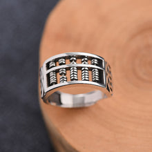 Load image into Gallery viewer, Metal Abacus Attracts Wealth Adjustable Ring
