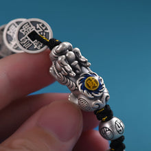 Load image into Gallery viewer, Metal Five Emperors Money Pixiu Lucky Bracelet
