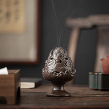 Load image into Gallery viewer, Ceramic Chinese Traditional Retro Royal Incense Burner - ETNCN
