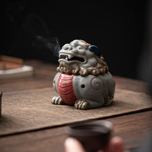 Load image into Gallery viewer, Ceramic mythical beast incense burner
