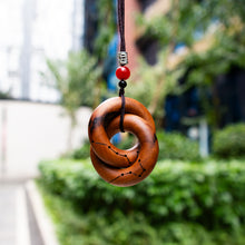 Charger l&#39;image dans la galerie, Daoist Protective Amulet Thunderstruck Wood Qiankun Circle Necklace - ETNCN
