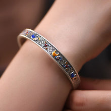 Load image into Gallery viewer, Metal Enamel Auspicious Ring + Bracelet
