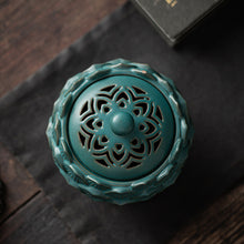 Load image into Gallery viewer, Ceramic Chinese Lotus Incense Burner
