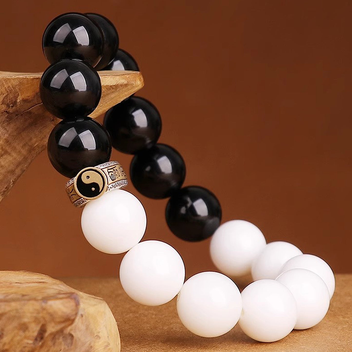 Nine-character Mantra Yin Yang Tai Chi Hunyuan Bead Bracelet