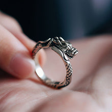 Load image into Gallery viewer, Metal Chinese Dragon Ring
