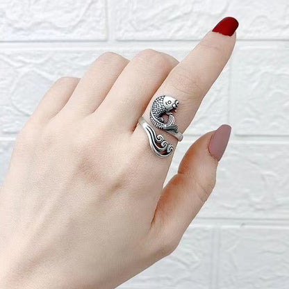 Metal Koi Ring