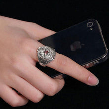 Load image into Gallery viewer, Metal Memorial Box Ring Energy Protection
