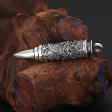 Load image into Gallery viewer, Metal Simulated Bullet Pendant Year of the Dragon Design Style
