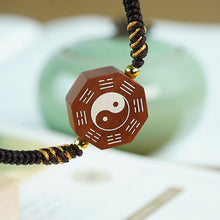 Charger l&#39;image dans la galerie, Date wood Yin Yang Bagua Bracelet
